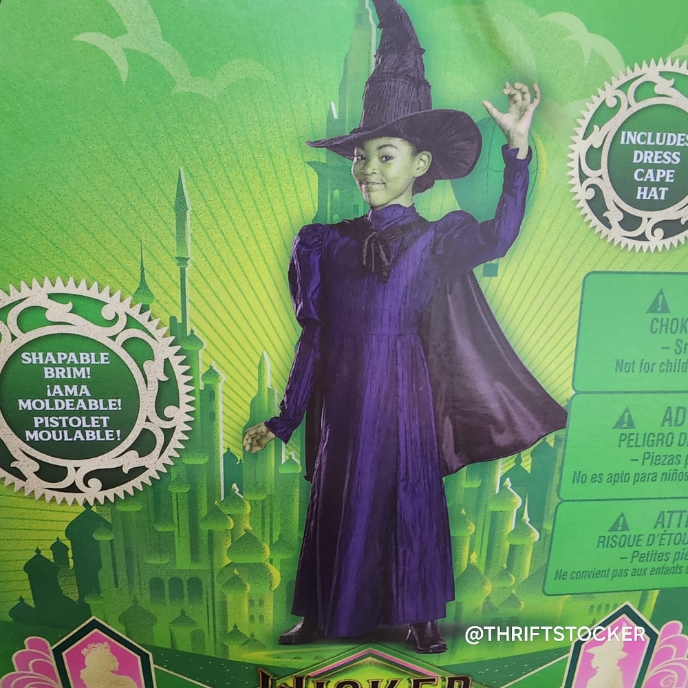 Wicked Witch Costume Size 6